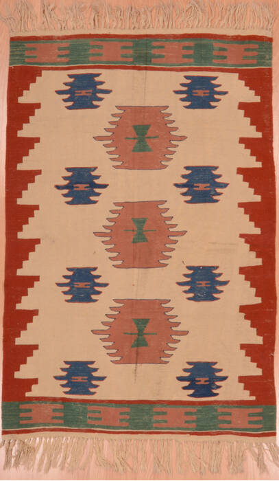 Kilim Beige Flat Woven 39 X 57  Area Rug 100-109308 Image 0