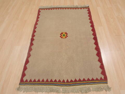 Kilim Beige Flat Woven 211 X 46  Area Rug 100-109310 Image 4