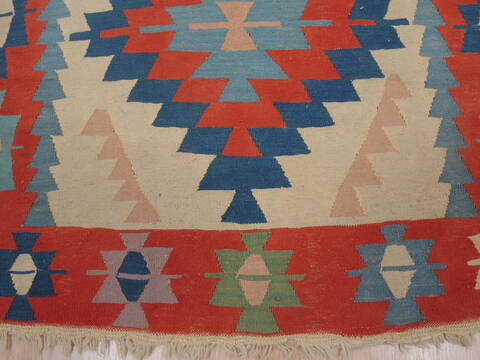 Kilim Red Flat Woven 35 X 52  Area Rug 100-109311 Image 14