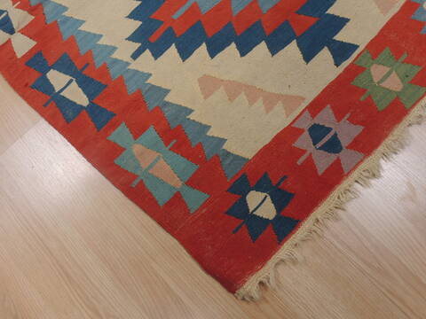 Kilim Red Flat Woven 35 X 52  Area Rug 100-109311 Image 6