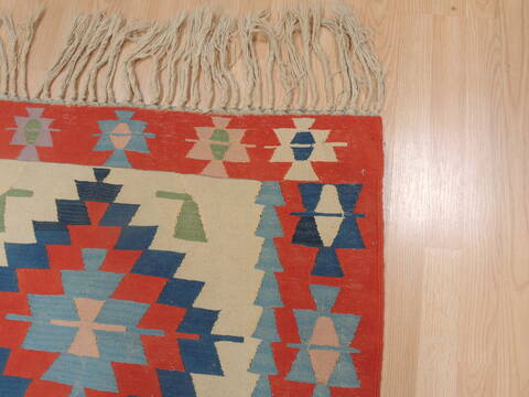 Kilim Red Flat Woven 35 X 52  Area Rug 100-109311 Image 9