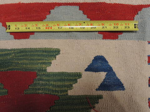 Kilim Green Flat Woven 38 X 59  Area Rug 100-109314 Image 15