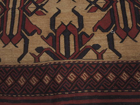 Kilim Red Hand Knotted 57 X 89  Area Rug 100-109322 Image 7