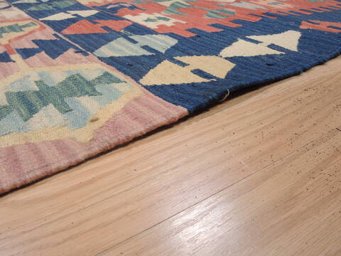 Kilim Red Hand Knotted 39 X 511  Area Rug 100-109326 Image 12