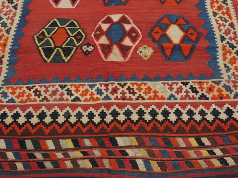 Kilim Red Flat Woven 59 X 92  Area Rug 100-109327 Image 12
