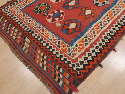 Kilim Red Flat Woven 59 X 92  Area Rug 100-109327 Image 13