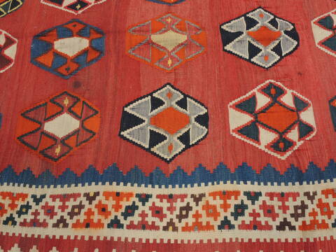 Kilim Red Flat Woven 59 X 92  Area Rug 100-109327 Image 14
