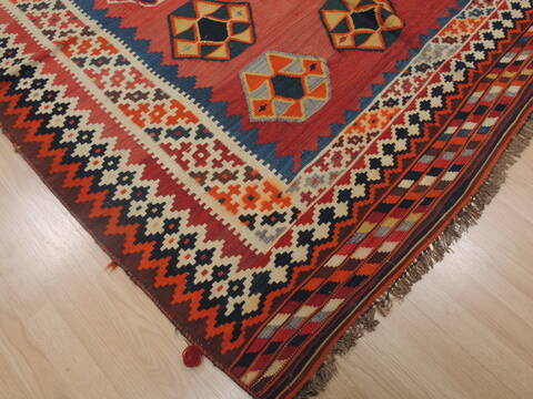 Kilim Red Flat Woven 59 X 92  Area Rug 100-109327 Image 7