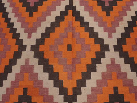 Kilim Red Runner Flat Woven 46 X 95  Area Rug 100-109328 Image 10