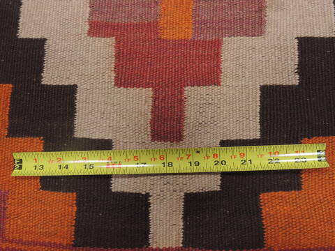 Kilim Red Runner Flat Woven 46 X 95  Area Rug 100-109328 Image 15