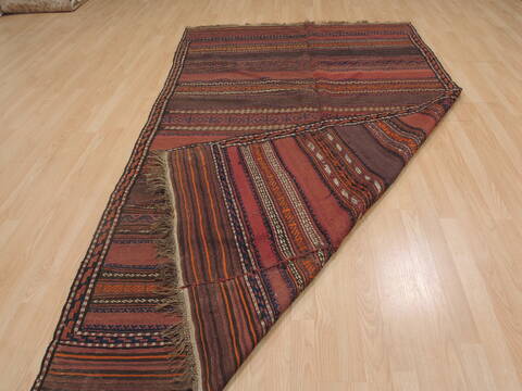Kilim Brown Flat Woven 55 X 95  Area Rug 100-109332 Image 12