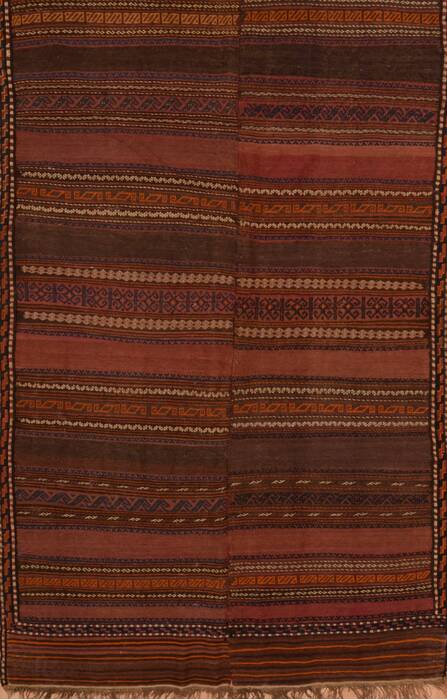 Kilim Brown Flat Woven 55 X 95  Area Rug 100-109332 Image 0