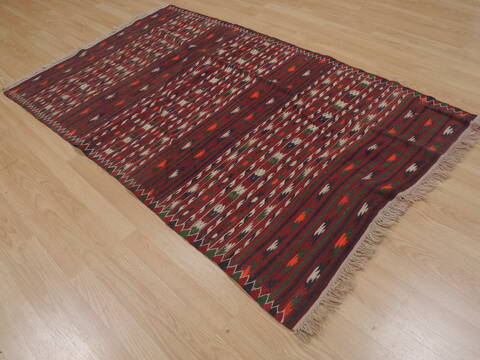 Kilim Red Flat Woven 310 X 62  Area Rug 100-109335 Image 1