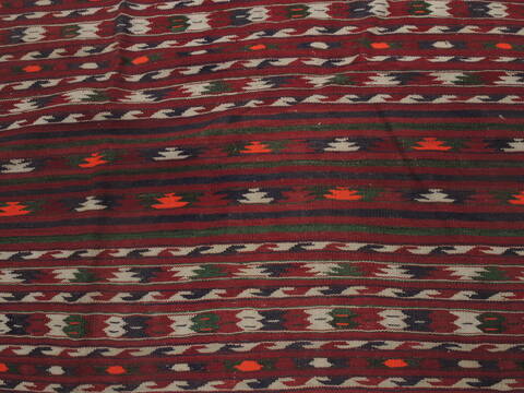 Kilim Red Flat Woven 310 X 62  Area Rug 100-109335 Image 7