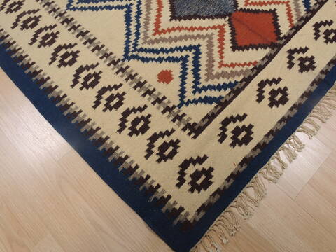 Kilim Beige Flat Woven 47 X 81  Area Rug 100-109336 Image 7