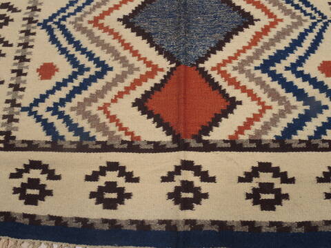 Kilim Beige Flat Woven 47 X 81  Area Rug 100-109336 Image 8