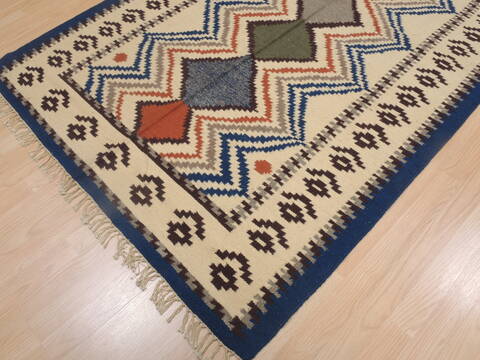 Kilim Beige Flat Woven 47 X 81  Area Rug 100-109336 Image 9