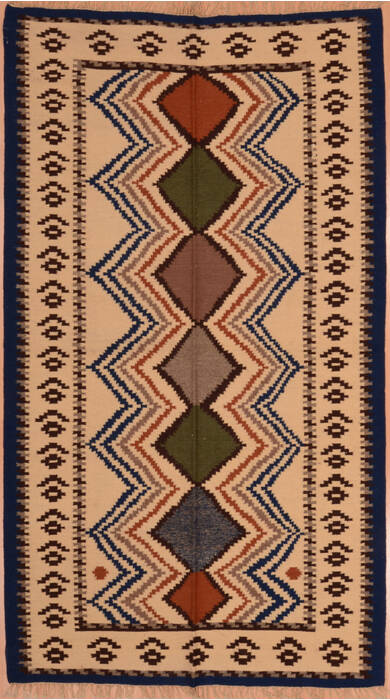 Kilim Beige Flat Woven 47 X 81  Area Rug 100-109336 Image 0