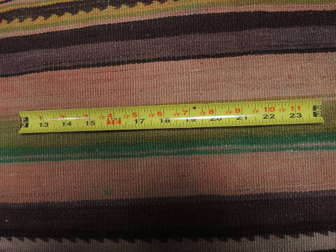 Kilim Green Runner Flat Woven 41 X 103  Area Rug 100-109338 Image 13