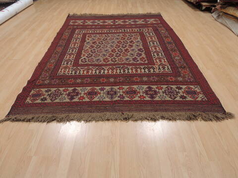 Kilim Red Flat Woven 61 X 811  Area Rug 100-109340 Image 2