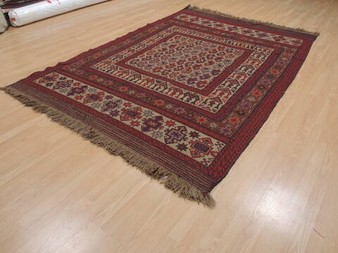 Kilim Red Flat Woven 61 X 811  Area Rug 100-109340 Image 3