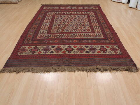 Kilim Red Flat Woven 61 X 811  Area Rug 100-109340 Image 5