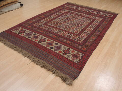 Kilim Red Flat Woven 61 X 811  Area Rug 100-109340 Image 6