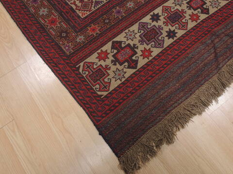 Kilim Red Flat Woven 61 X 811  Area Rug 100-109340 Image 7