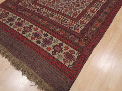 Kilim Red Flat Woven 61 X 811  Area Rug 100-109340 Image 9