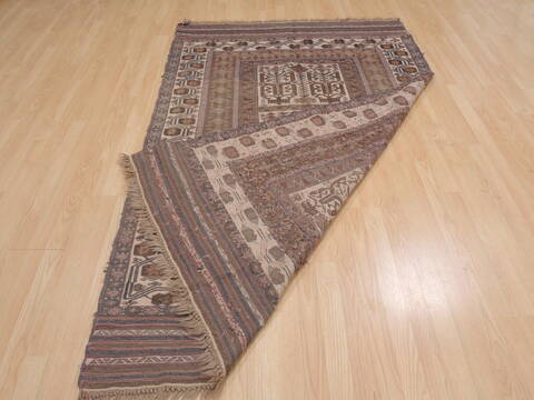 Kilim Brown Flat Woven 48 X 77  Area Rug 100-109346 Image 13