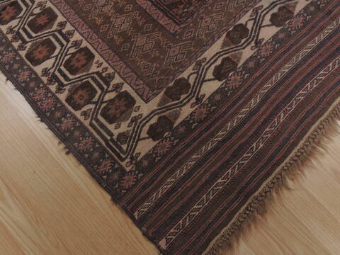 Kilim Brown Flat Woven 48 X 77  Area Rug 100-109346 Image 7