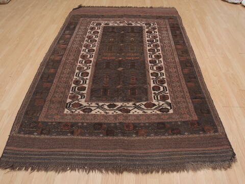 Kilim Brown Flat Woven 410 X 77  Area Rug 100-109347 Image 10