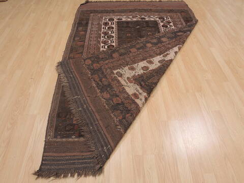 Kilim Brown Flat Woven 410 X 77  Area Rug 100-109347 Image 16