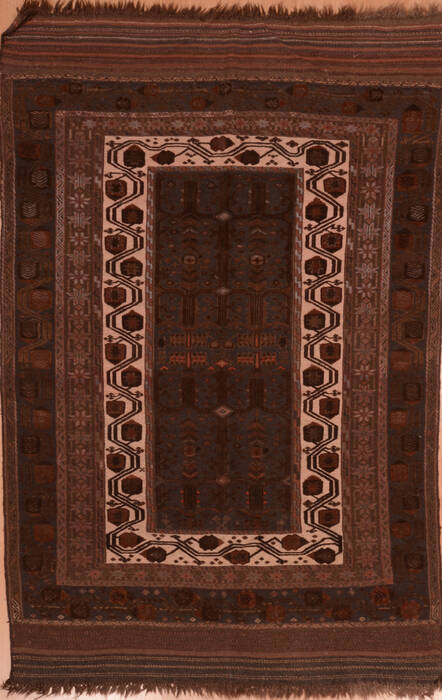 Kilim Brown Flat Woven 410 X 77  Area Rug 100-109347 Image 0