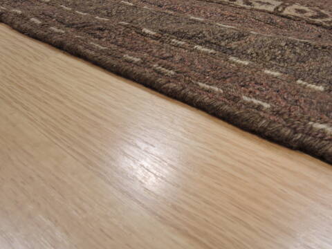 Kilim Brown Hand Knotted 57 X 810  Area Rug 100-109351 Image 11