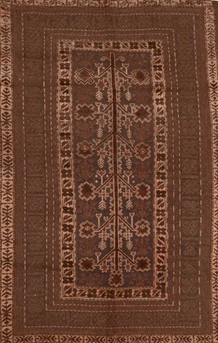 Kilim Brown Hand Knotted 57 X 810  Area Rug 100-109351 Image 0