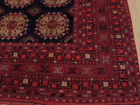 Khan Mohammadi Blue Hand Knotted 84 X 114  Area Rug 100-109353 Image 13