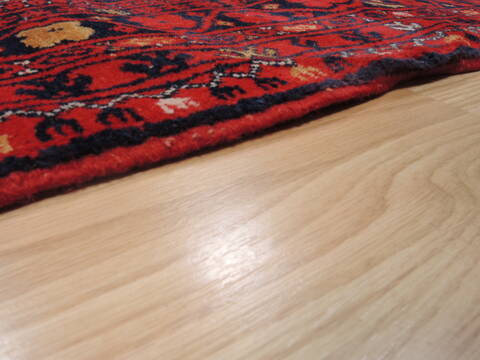 Khan Mohammadi Blue Hand Knotted 84 X 114  Area Rug 100-109353 Image 14