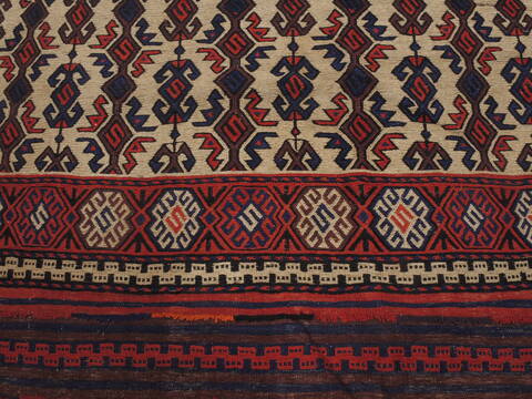 Kilim Red Flat Woven 62 X 90  Area Rug 100-109354 Image 11