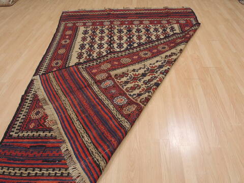 Kilim Red Flat Woven 62 X 90  Area Rug 100-109354 Image 17