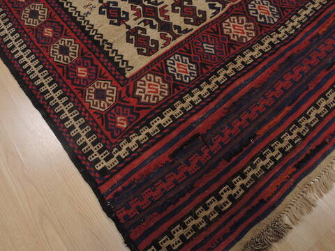 Kilim Red Flat Woven 62 X 90  Area Rug 100-109354 Image 6