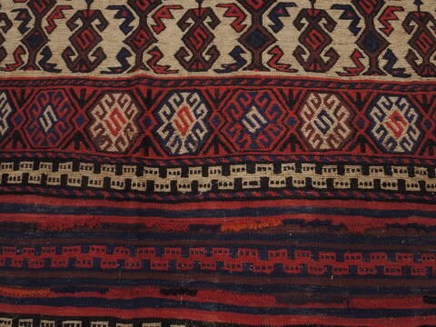 Kilim Red Flat Woven 62 X 90  Area Rug 100-109354 Image 7