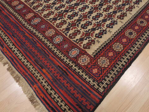 Kilim Red Flat Woven 62 X 90  Area Rug 100-109354 Image 8