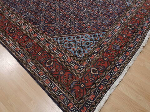 Ardebil Blue Hand Knotted 70 X 107  Area Rug 100-109362 Image 11