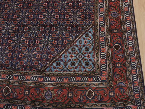 Ardebil Blue Hand Knotted 70 X 107  Area Rug 100-109362 Image 12