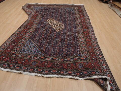 Ardebil Blue Hand Knotted 70 X 107  Area Rug 100-109362 Image 15