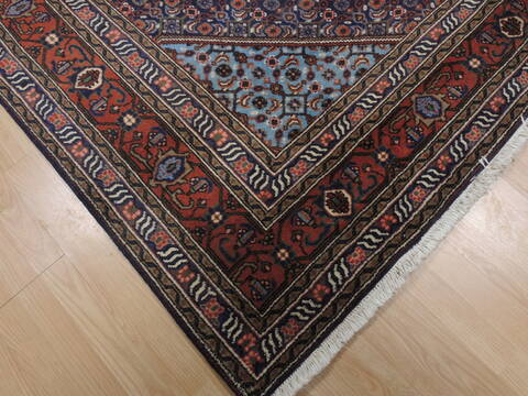 Ardebil Blue Hand Knotted 70 X 107  Area Rug 100-109362 Image 6