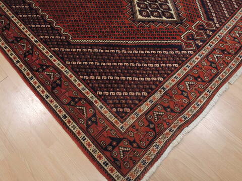 Shahre Babak Brown Hand Knotted 69 X 102  Area Rug 100-109363 Image 10