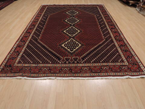 Shahre Babak Brown Hand Knotted 69 X 102  Area Rug 100-109363 Image 1