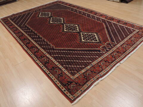 Shahre Babak Brown Hand Knotted 69 X 102  Area Rug 100-109363 Image 3